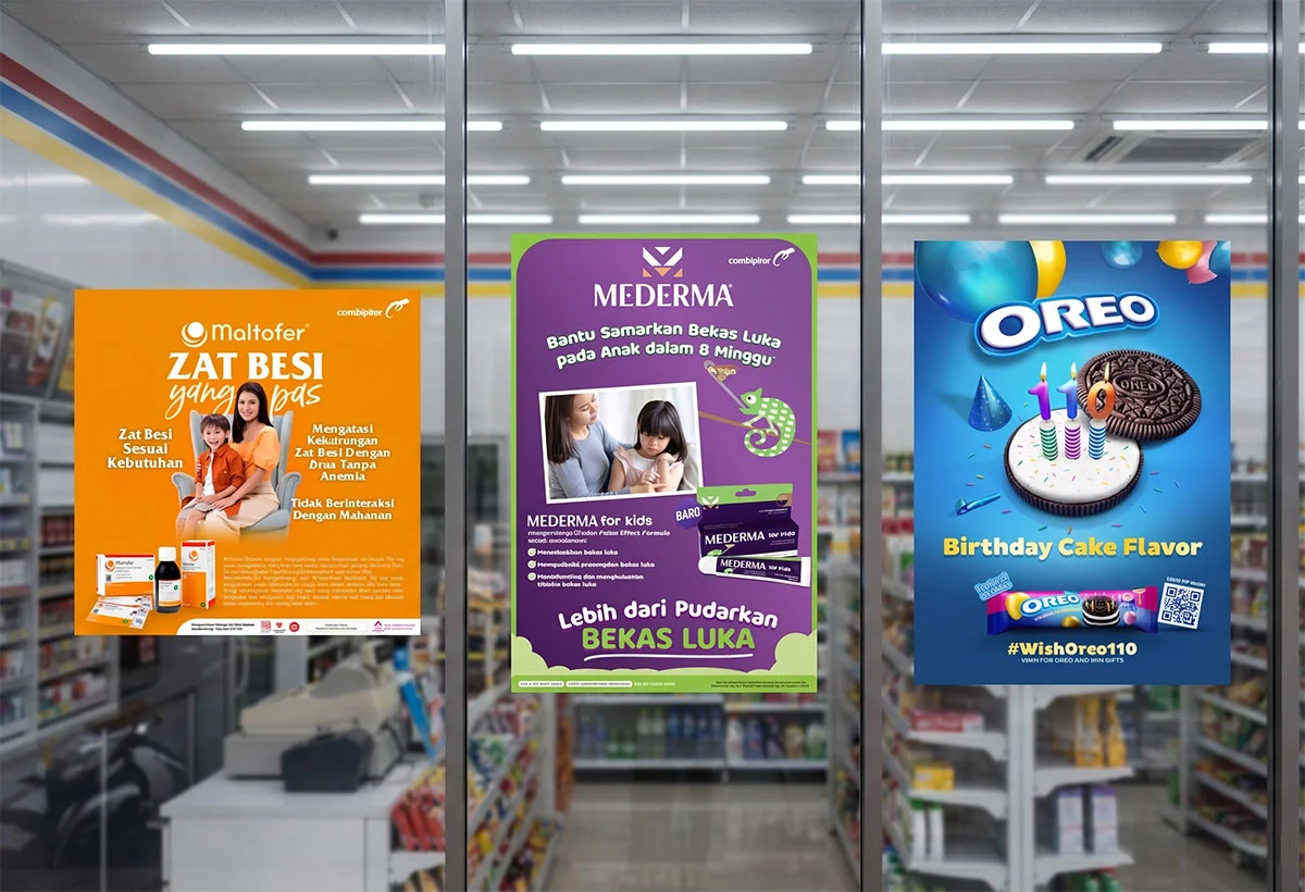 Visual Communication Through Printed Posters in Public Spaces